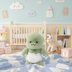 🧸 Diapered Plush Pals – 40cm Cotton Cuties