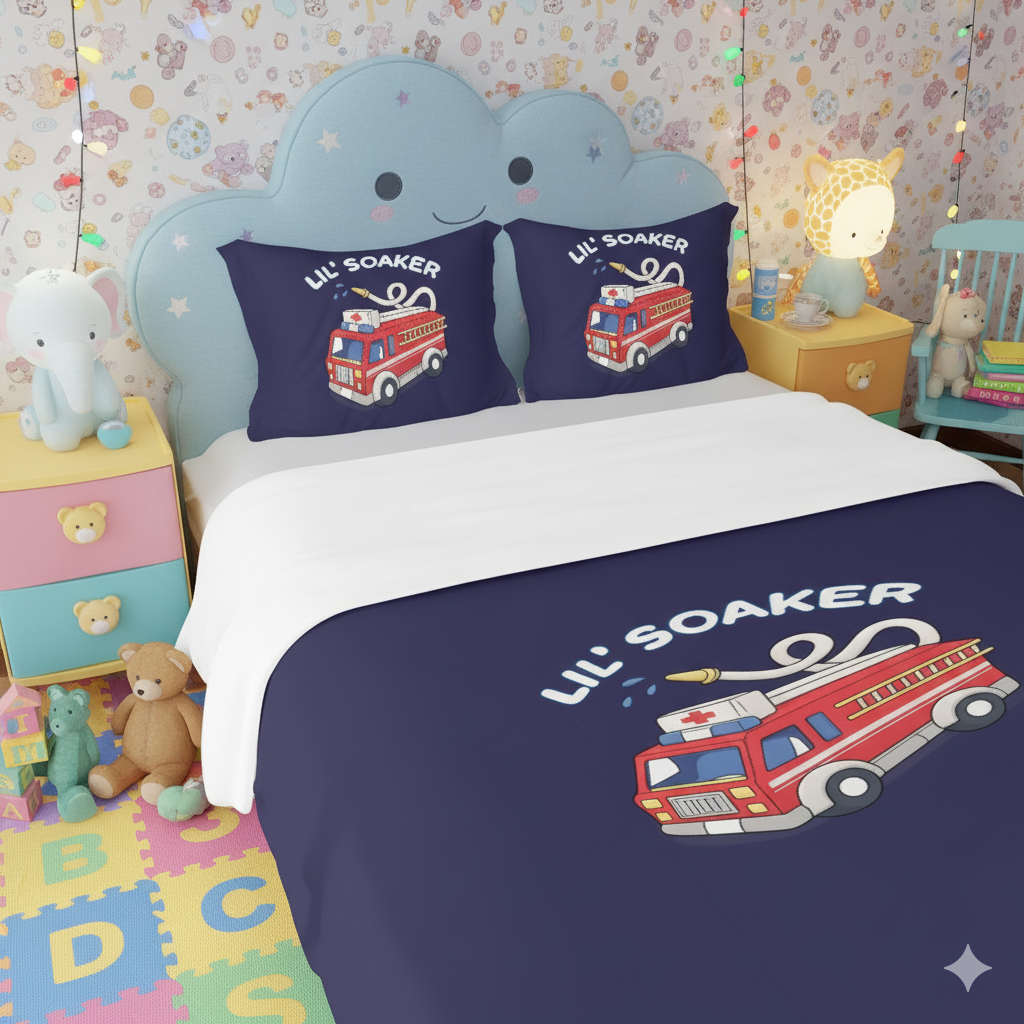 🧸 "LIL' SOAKER" ABDL Three-Piece Bedding Set