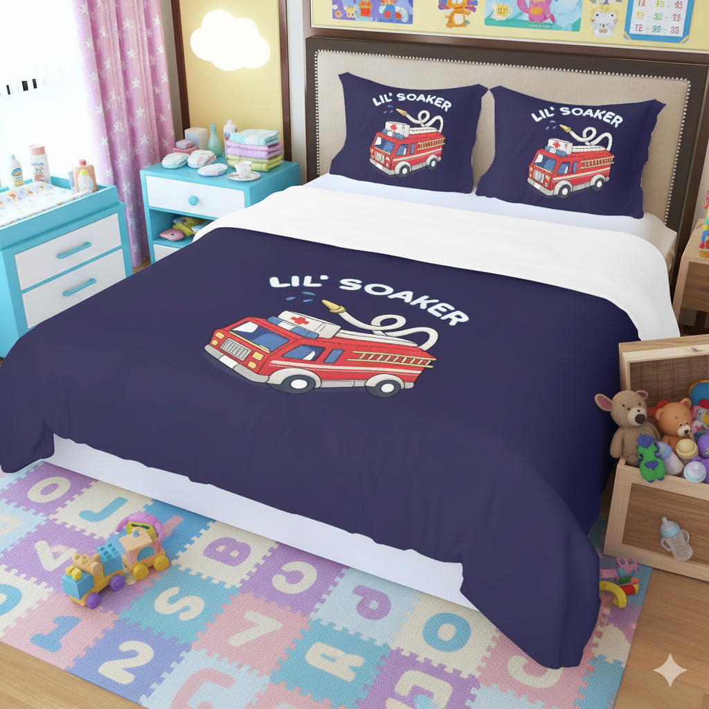 🧸 "LIL' SOAKER" ABDL Three-Piece Bedding Set