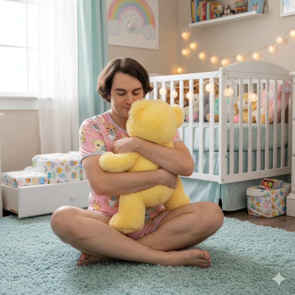 Baby Animals Adult Onesie - Paci Pals Bodysuit for Little Space Bliss