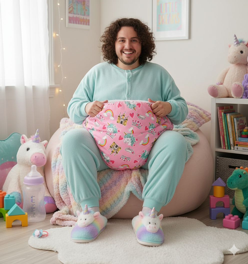 Princess Dreams Reusable Adult Diaper (Pocket Style)