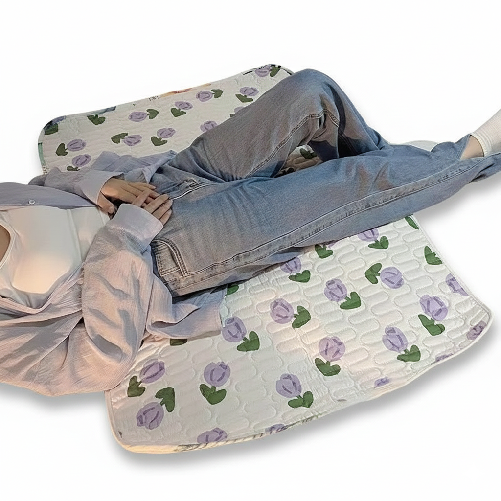 🌸 SnuggleShield Bed Pad – Waterproof & Reusable