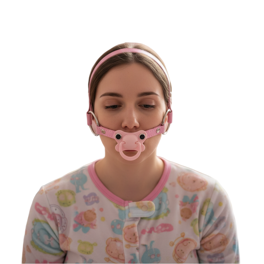 🎀 Pacifier Charm Choker – Color Pop Edition