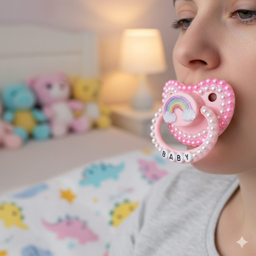 🌈 BABY Rainbow Pearl Pacifier