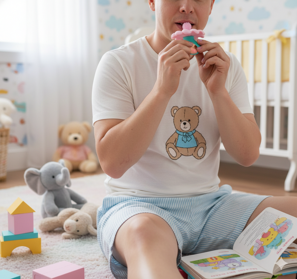 🌸 Blossom Binky – Flower Pacifier Teether