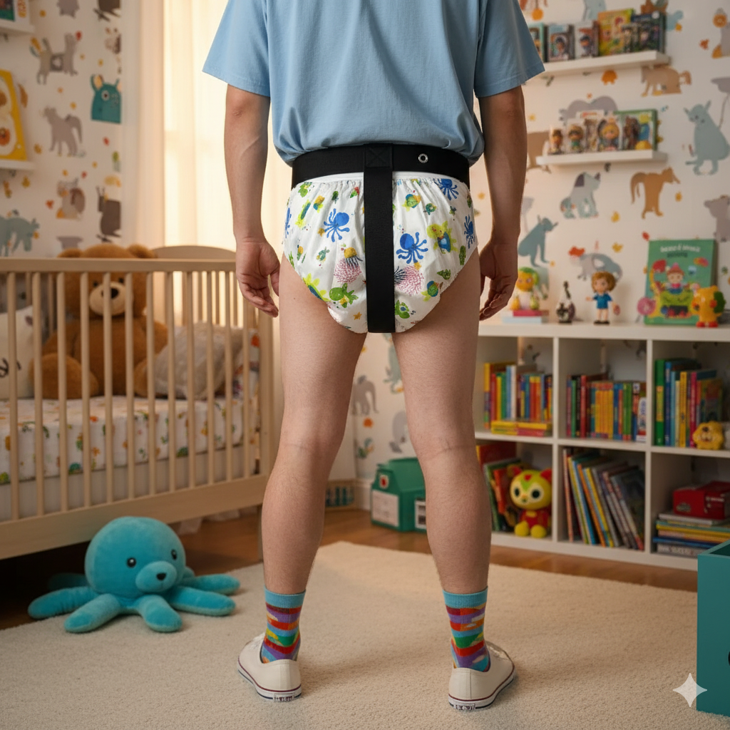 🔒 SnuggleLock Diaper Belt – Adjustable & Lockable