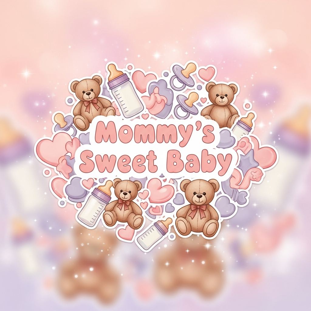 💗 “Mommy’s Sweet Baby” – ABDL Framed Mural