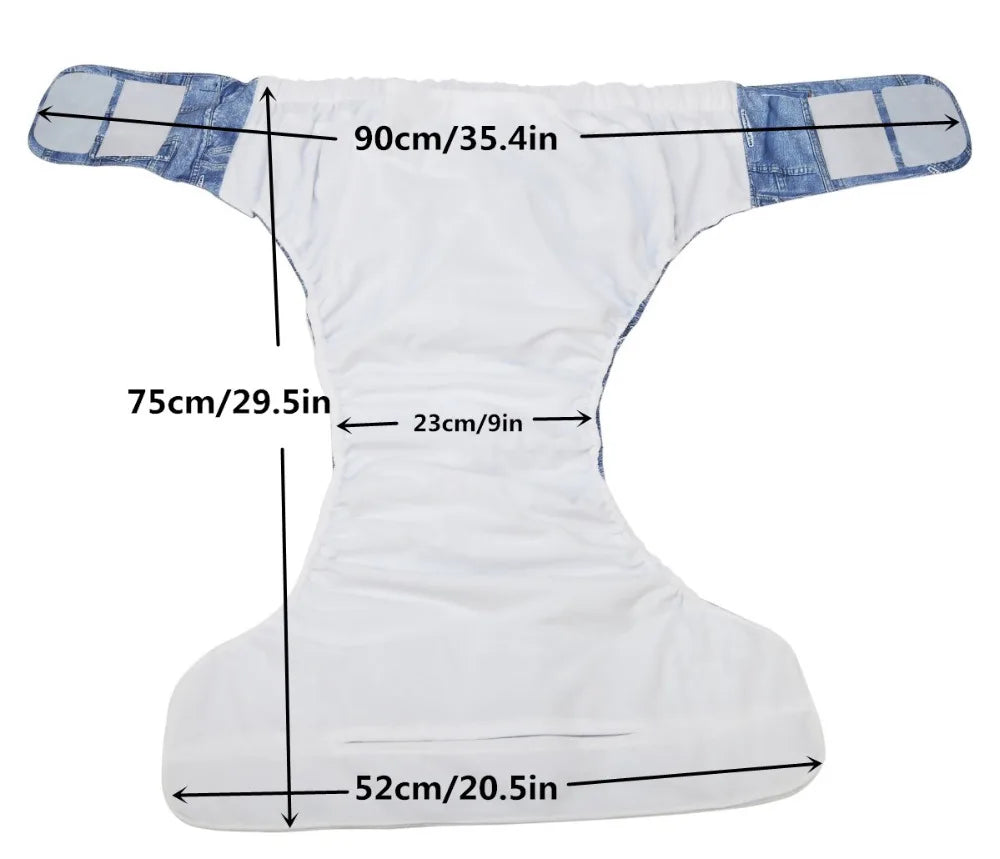 ABDL Cloth Diaper – Vroom Vroom Little Space Print | Reusable Pocket Diaper XL
