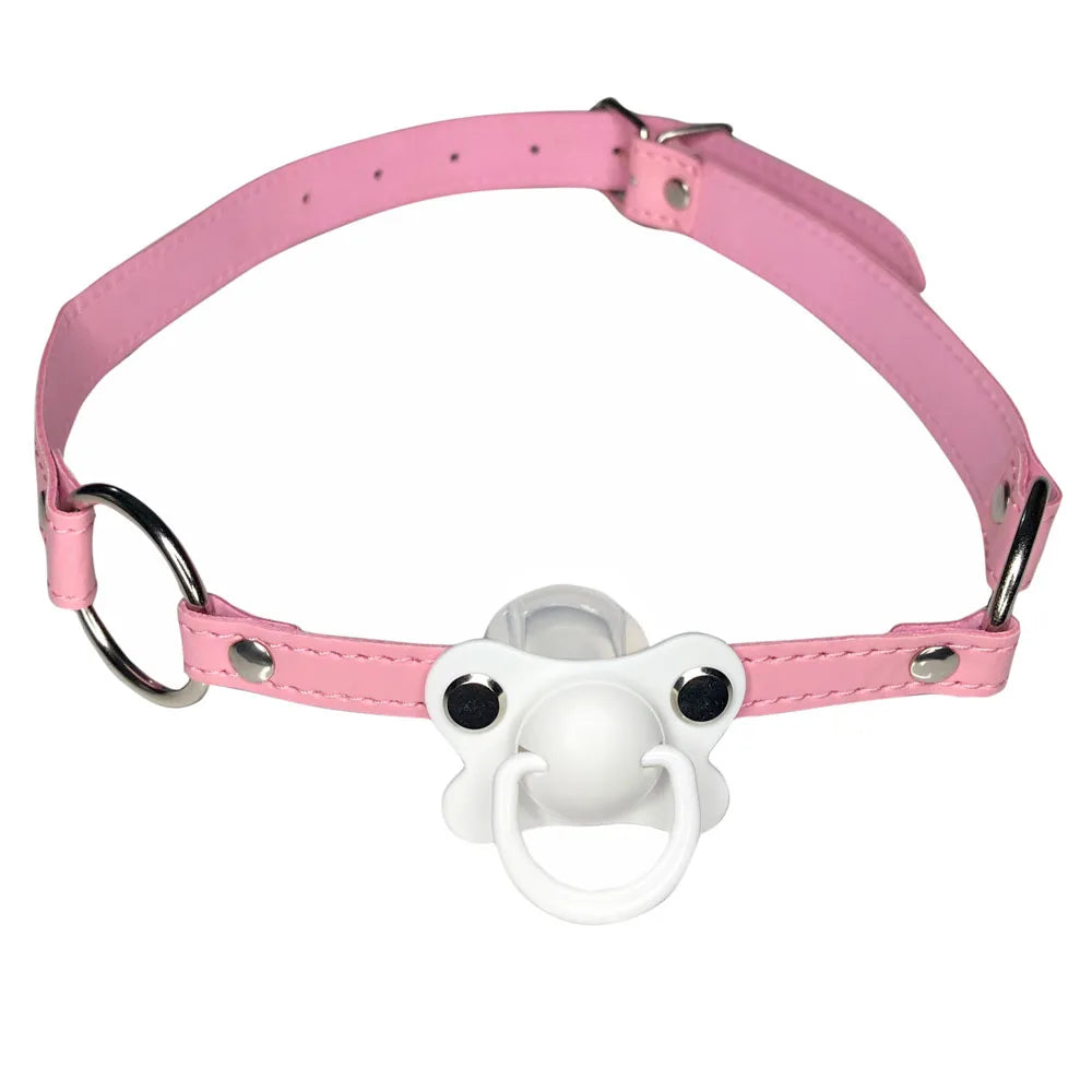 🎀 Pacifier Charm Choker – Color Pop Edition