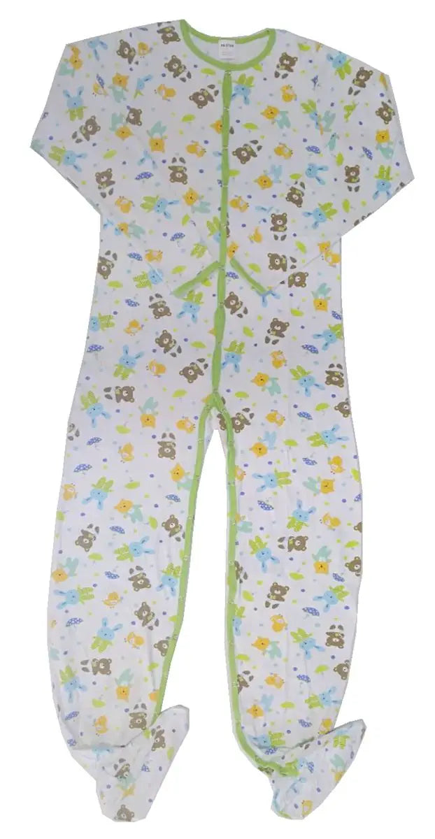 Snuggle Bears Footed Sleeper Onesie — ABDL Adult Pajamas