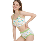 Letters Print ABDL Training Briefs with Padding (Bottom Only)