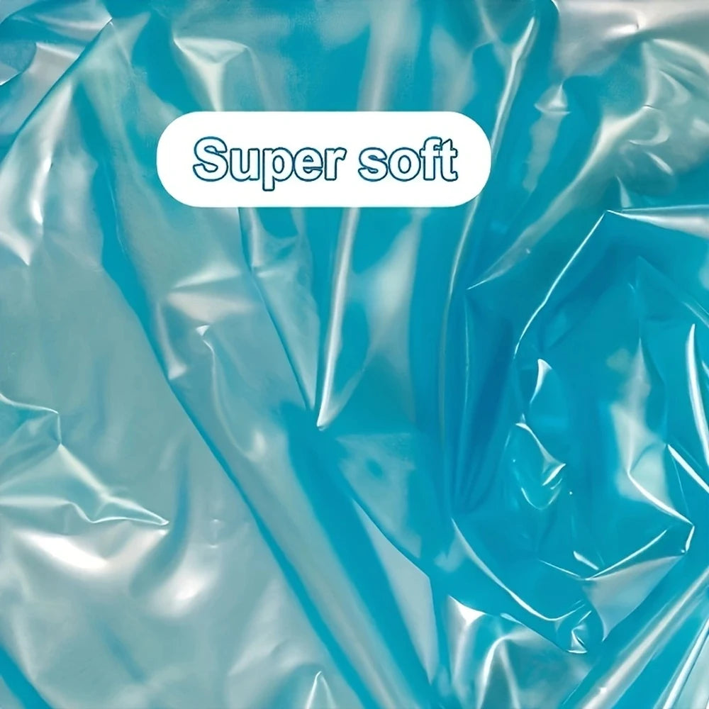 ABDL Plastic Pants 4-Pack – High Waist PVC Diaper Cover Bundle | Yellow, Blue, White & Pink | Sizes M–XXXL