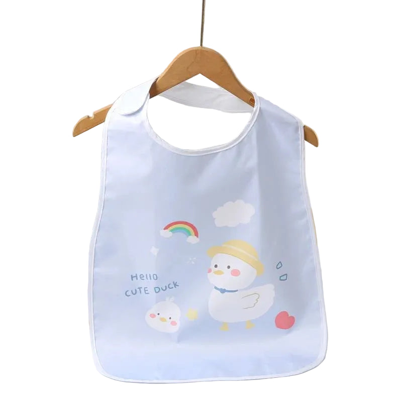 🧼 Cute Cartoon Adult Baby Bib – Soft, Washable & Regression-Ready