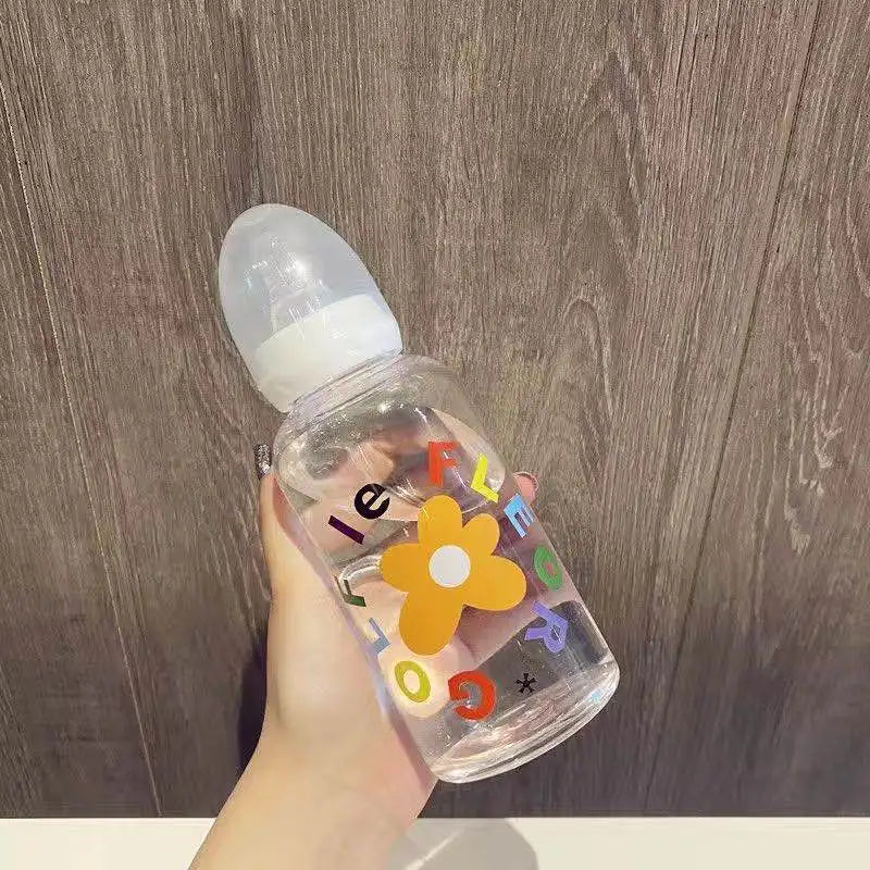 🍼 Nursery Sippy Bottle – 400ml Cartoon Edition