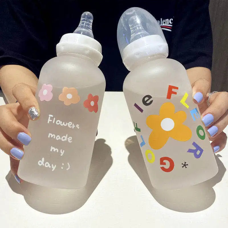 🍼 Nursery Sippy Bottle – 400ml Cartoon Edition