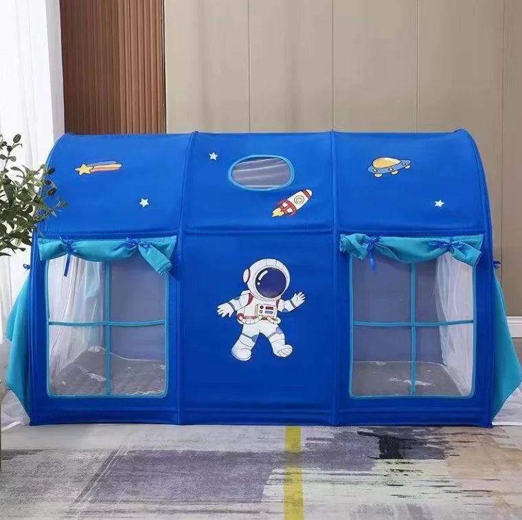 🏠 Cozy Critter Playhouse Tent – Foldable Bed Tent