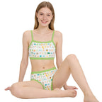 Letters Print ABDL Training Briefs with Padding (Bottom Only)