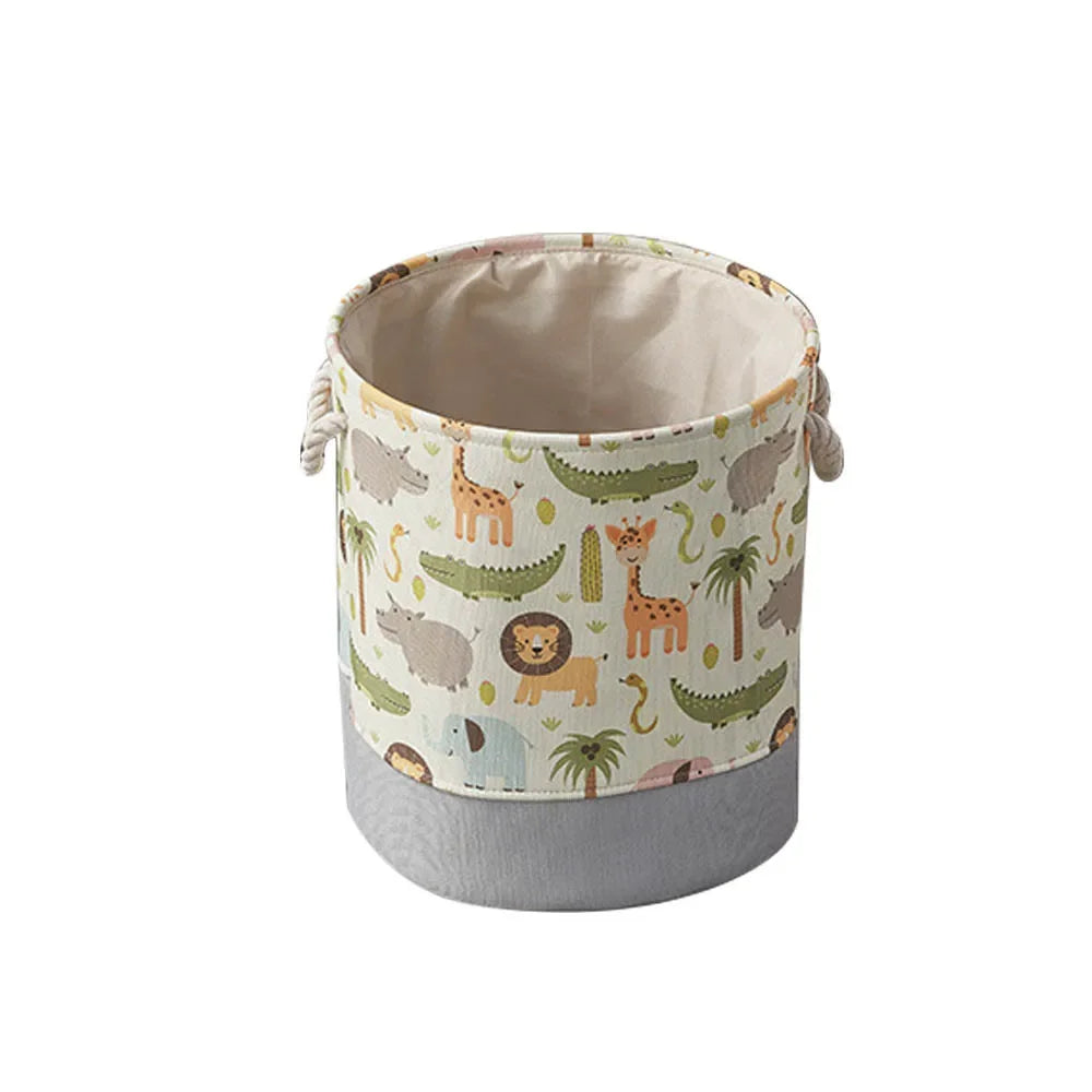 🧺 Nursery Critter Storage Basket – Lion & Animal World