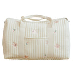 "My Little Adventures" Personalized Quilted Bunny Diaper Bag - For Big Littles on the Go!