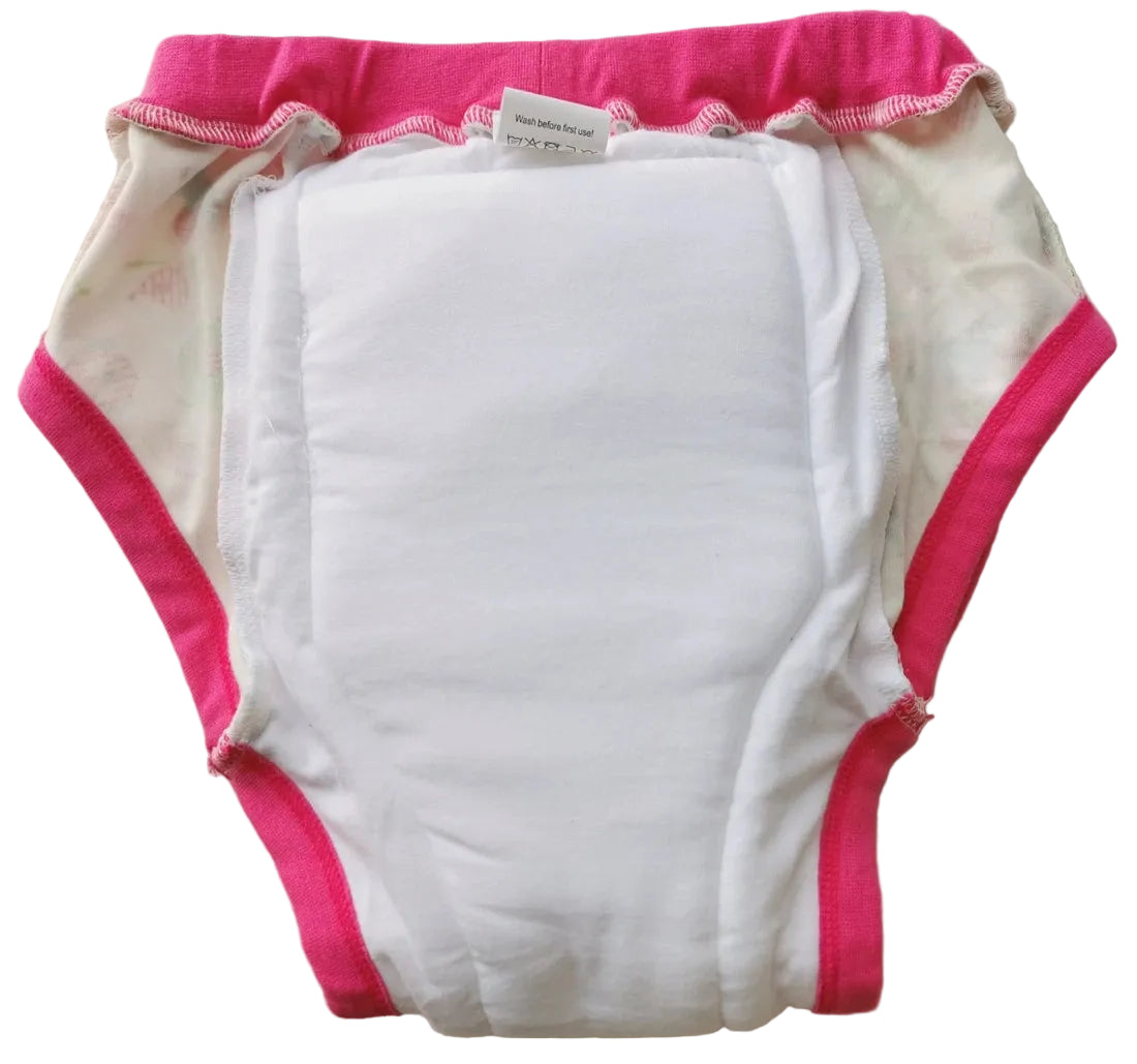Pink Horse ABDL Training Briefs with Padding (Bottom Only)