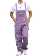 Purple Denim Overalls for Littles – Loose Fit Suspender Pants | ABDL & Little Space