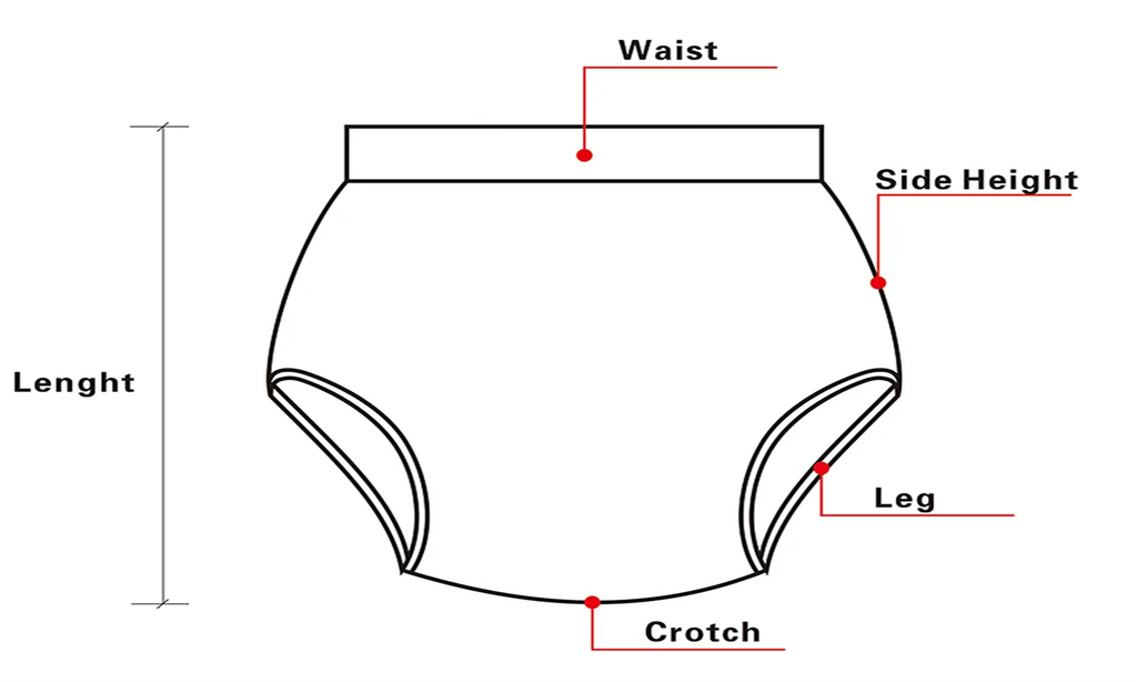 Cute Pink PVC Adult Diaper Cover | Flannel-Lined Nighttime Nappy | 60 Reusable Incontinence Briefs (S-XXL)