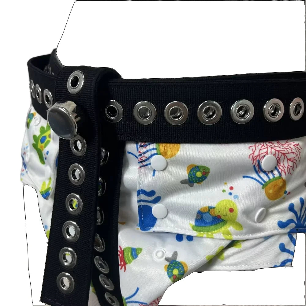 🔒 SnuggleLock Diaper Belt – Adjustable & Lockable