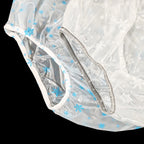 2pcs Snowflake PVC Adult Diaper Covers – Leakproof Waterproof Plastic Pants for ABDL