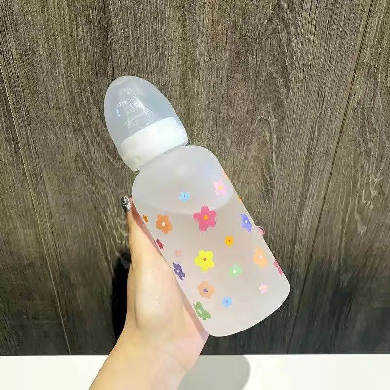 🍼 Nursery Sippy Bottle – 400ml Cartoon Edition