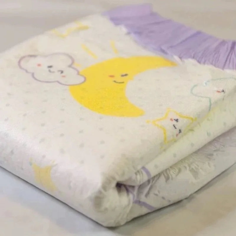 ABDL Cartoon Diapers – Kawaii Little Space Pack of 5 (M/L/XL)