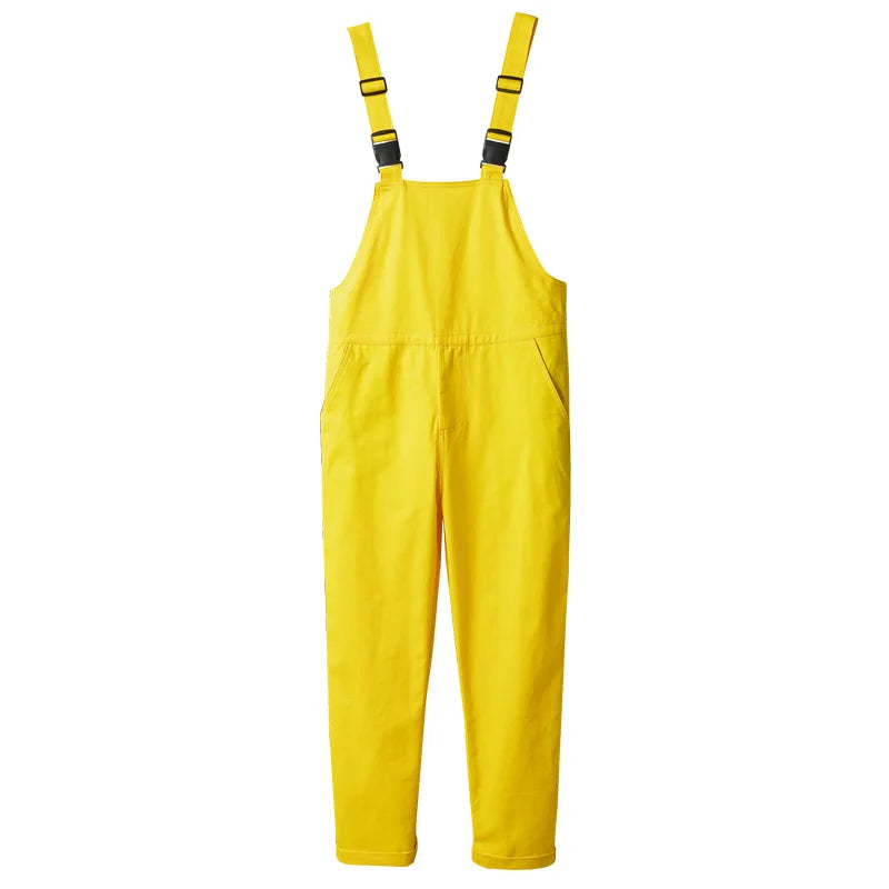 Little Space Sunshine Overalls — Diaper-Friendly ABDL Strap Pants (M–5XL)