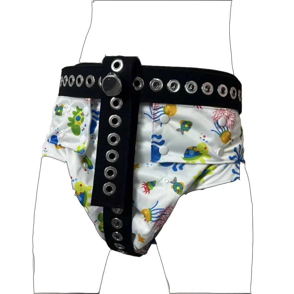 🔒 SnuggleLock Diaper Belt – Adjustable & Lockable