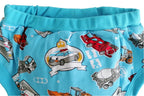 ABDL Cartoon Vehicle Training Pants – 2-Layer Padded Cotton Briefs