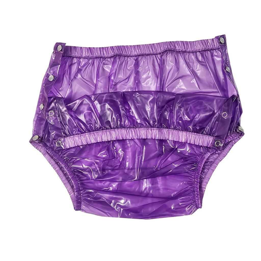 ABDL Snap-Open Plastic Pants – PVC Diaper Cover with 8 Snaps for Little Space | Sizes L–5XL