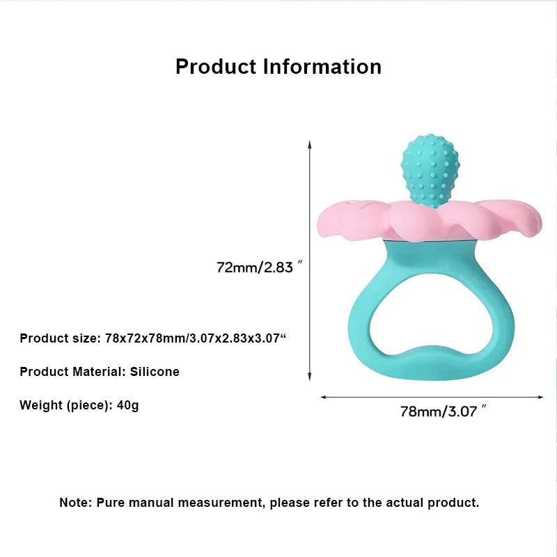 🌸 Blossom Binky – Flower Pacifier Teether