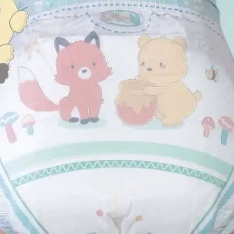 ABDL Cartoon Diapers – Kawaii Little Space Pack of 5 (M/L/XL)