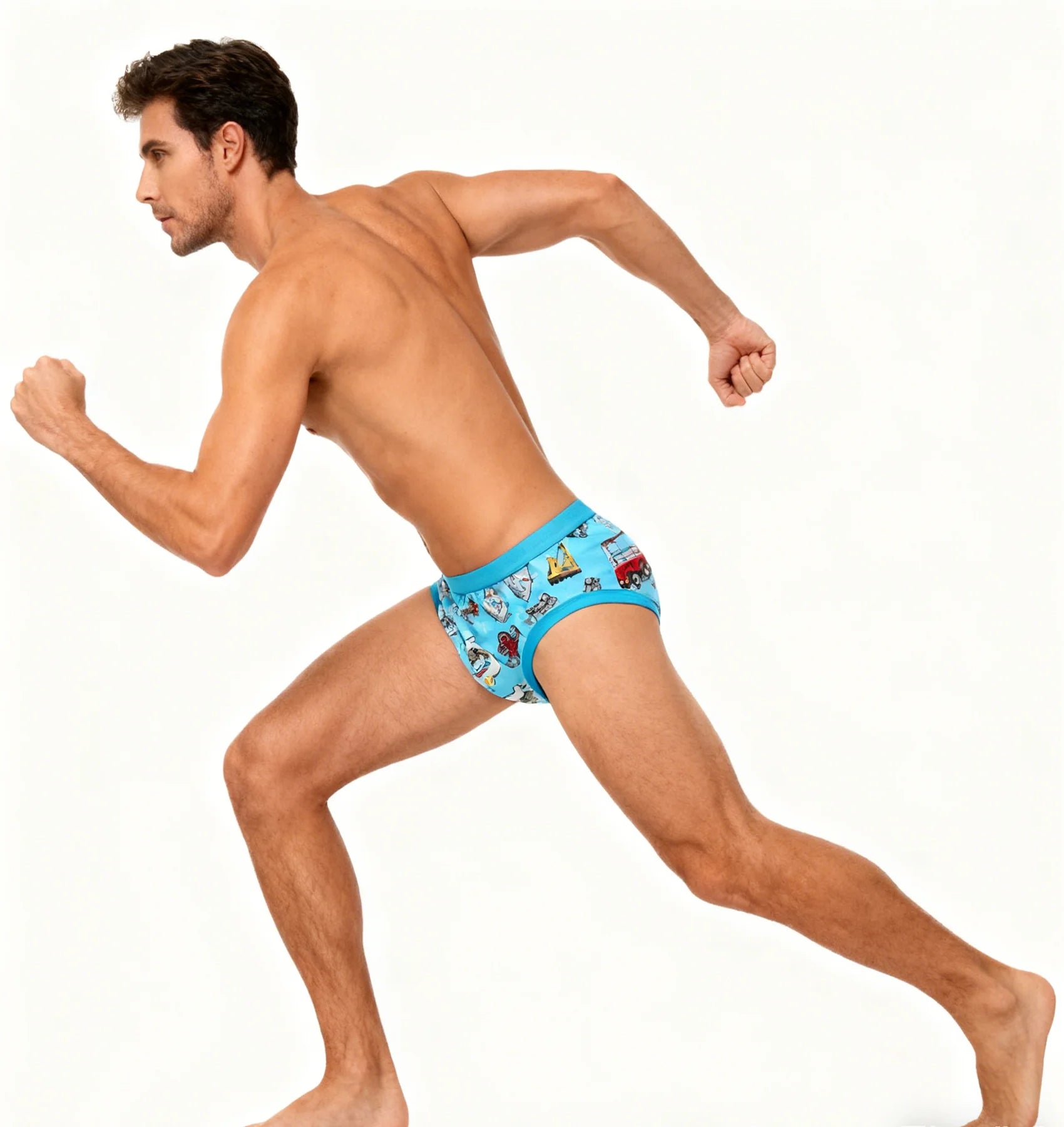 Ambulance Print ABDL Cotton Briefs