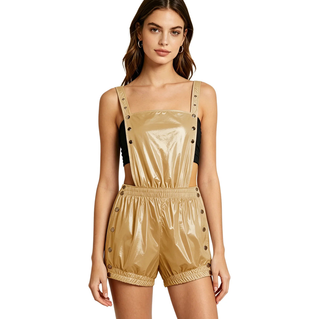 Waterproof Tear-Away ABDL Romper with Ruffled Trims