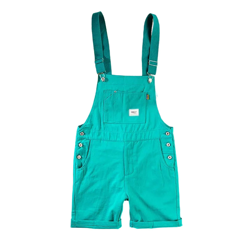 Adorable Suspenders Cargo Overalls - Unisex Fun for Big Littles!