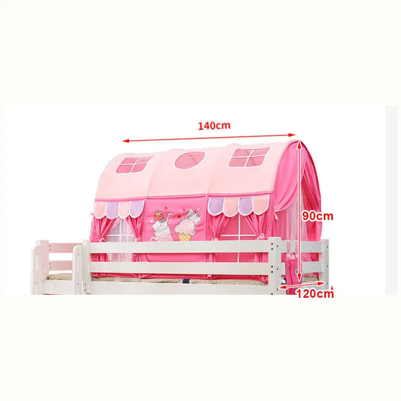 🏠 Cozy Critter Playhouse Tent – Foldable Bed Tent