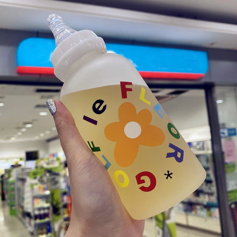 🍼 Nursery Sippy Bottle – 400ml Cartoon Edition