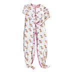 Cosmic Planets ABDL Snap-Crotch Footed Pajama