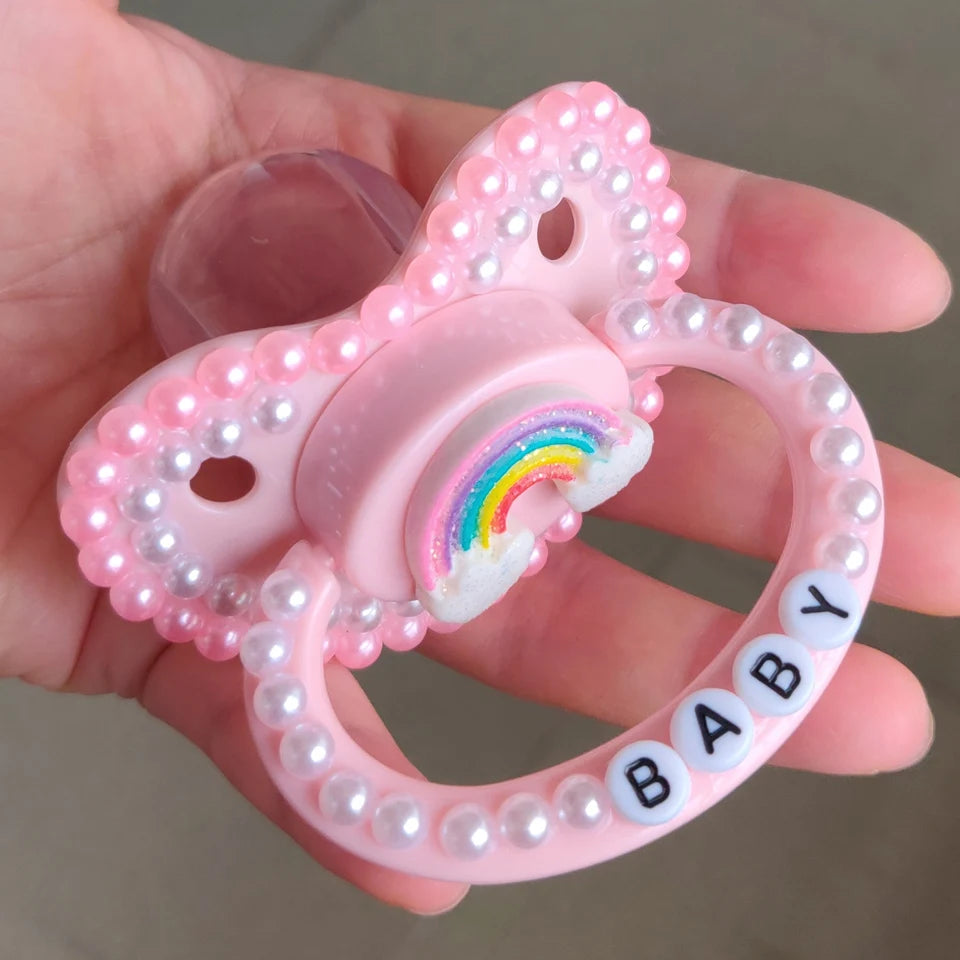 🌈 BABY Rainbow Pearl Pacifier