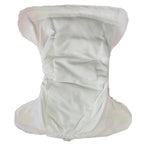 Cute Pink PVC Adult Diaper Cover | Flannel-Lined Nighttime Nappy | 60 Reusable Incontinence Briefs (S-XXL)