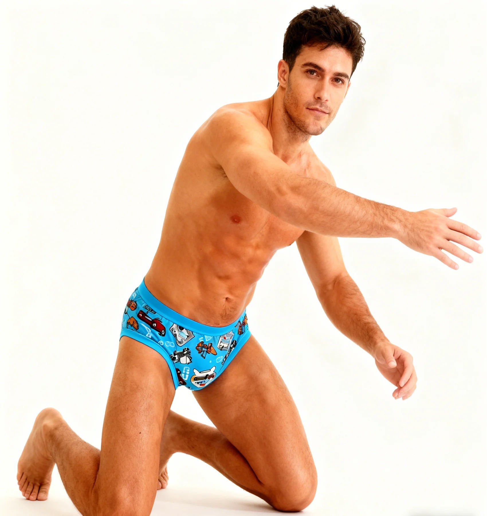 Ambulance Print ABDL Cotton Briefs