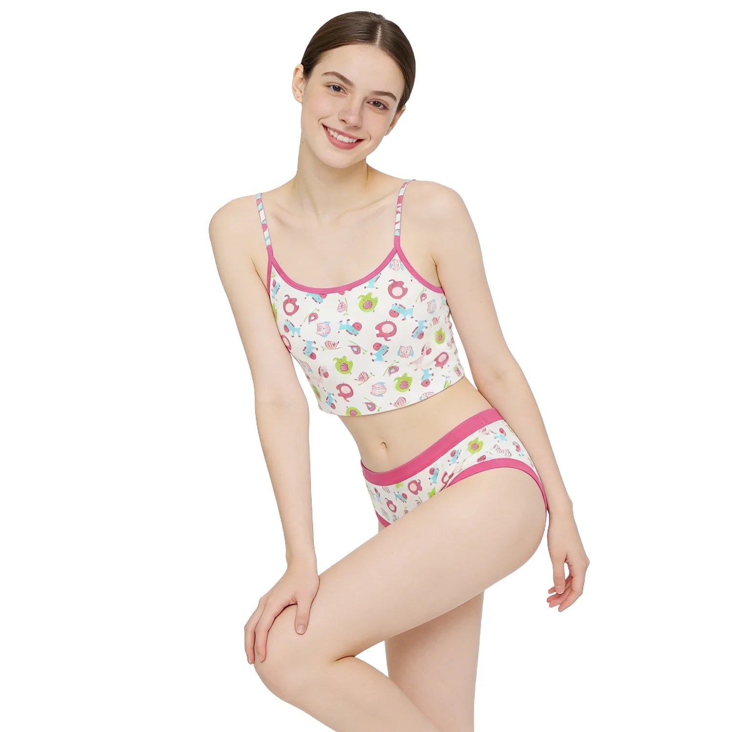 Pink Horse ABDL Training Briefs with Padding (Bottom Only)