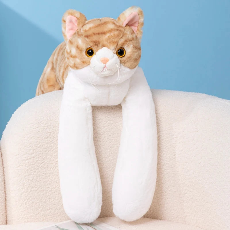 Wally the Weighted Cuddle Cat | 28" Long-Arm Sensory Plush for Comfort & Calm