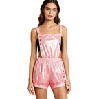 Waterproof Tear-Away ABDL Romper with Ruffled Trims