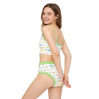 Letters Print ABDL Training Briefs with Padding (Bottom Only)