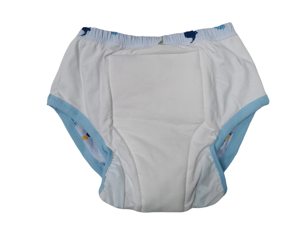 Blue Dinosaur ABDL Training Briefs with Padding